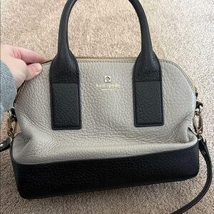 Kate Spade Black and Gray Satchel